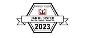 Bar Register | Preeminent Lawyers | 2023 | Martindale-Hubbell